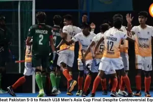 India Beat Pakistan 5-3 to Reach U18 Men’s Asia Cup Final Despite Controversial Equaliser