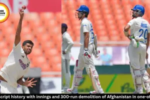 India's biggest Test win: Innings and 300 runs vs Afghanistan