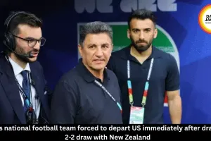 Iran Football Team Forced to Leave US After 2-2 New Zealand Draw
