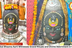 Mahakal Bhasma Aarti Witnesses Grand Rituals and Divine Adornment in Ujjain