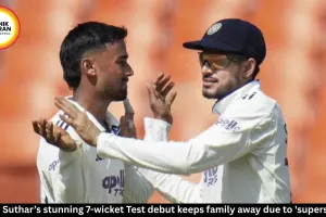 Manav Suthar Test Debut: 7 Wickets vs Afghanistan & Family Story