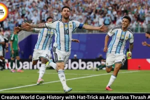 Messi Hat-Trick Fires Argentina to 3-0 Win Over Algeria 