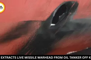Navy Extracts Unexploded Missile from Crude Oil Tanker off Kochi