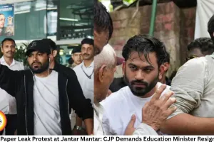 NEET Paper Leak Protest at Jantar Mantar: CJP Demands Education Minister Resignation