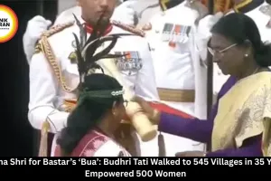Bastar’s Budhri Tati Gets Padma Shri: Walked to 545 Villages in 35 Years 