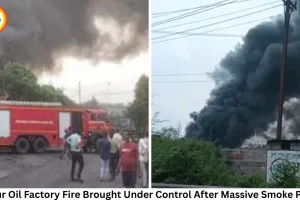 Raipur Oil Factory Fire Brought Under Control After Massive Smoke Plume