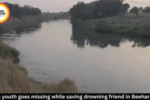Rewa youth missing after saving friend from Beehar river