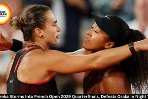 Sabalenka Defeats Osaka, Enters French Open 2026 QFs