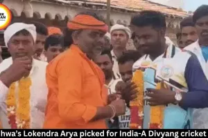 Lokendra Arya selected for India-A Divyang cricket team