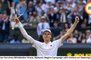 Sinner Survives Wimbledon Scare, Djokovic Begins Campaign with Victory on Opening Day