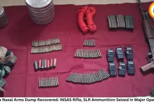 Sukma Naxal Arms Dump Recovered: INSAS Rifle, SLR Ammunition Seized in Major Operation