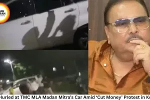 Eggs Hurled at TMC MLA Madan Mitra’s Car Amid ‘Cut Money’ Protest in Kolkata