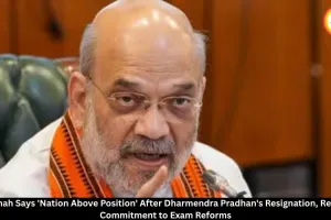 Amit Shah Calls Dharmendra Pradhan's Resignation an Example of 'Nation Above Position'