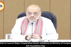 Amit Shah to Launch Major Cooperative Projects at Ministry's 5th Foundation Day