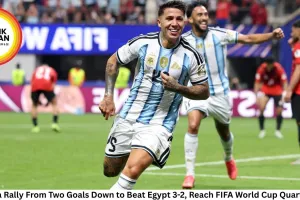 Argentina Rally From Two Goals Down to Beat Egypt 3-2, Reach FIFA World Cup Quarter-Finals