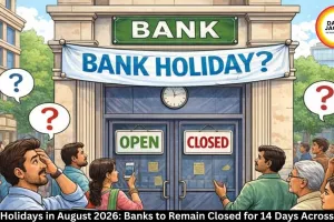 Bank Holidays in August 2026: Banks to Remain Closed for 14 Days Across India