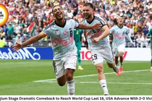 Belgium Stage Dramatic Comeback to Reach World Cup Last 16, USA Advance With 2-0 Victory