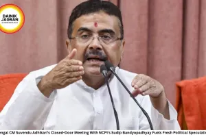 Bengal CM Suvendu Adhikari's Closed-Door Meeting With NCPI's Sudip Bandyopadhyay Fuels Fresh Political Speculation