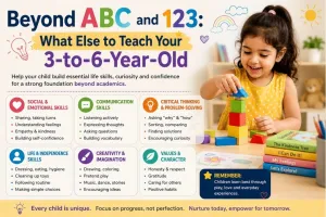 Beyond ABC and 123: What Else to Teach Your 3-to-6-Year-Old