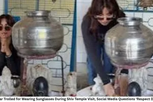 Bhumi Pednekar Trolled for Wearing Sunglasses During Shiv Temple Visit, Social Media Questions ‘Respect During Worship’