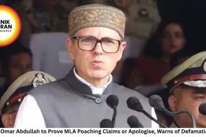 BJP Asks Omar Abdullah to Prove MLA Poaching Claims or Apologise, Warns of Defamation Action