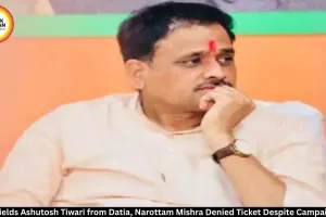 BJP Names Ashutosh Tiwari as Datia Bypoll Candidate, Narottam Mishra Misses Ticket