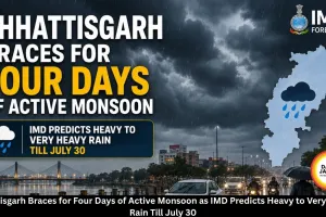 Chhattisgarh Weather Update: IMD Forecasts Heavy to Very Heavy Rain, Thunderstorms Till July 30