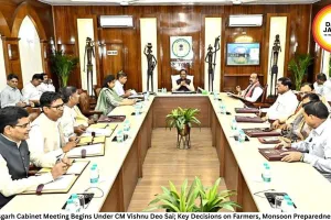 Chhattisgarh Cabinet Meeting Begins Under CM Vishnu Deo Sai; Key Decisions on Farmers, Monsoon Preparedness Likely