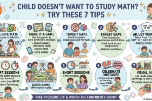 Child Doesn't Want to Study Math? Try These 7 Tips Before You Push Harder