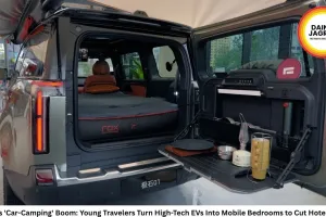 China's 'Car-Camping' Boom: Young Travelers Turn High-Tech EVs Into Mobile Bedrooms to Cut Hotel Costs