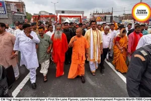 CM Yogi Inaugurates Gorakhpur’s First Six-Lane Flyover, Launches Development Projects Worth ₹995 Crore
