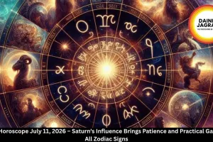 Horoscope July 11, 2026: Saturn Brings Patience & Gains for All Signs