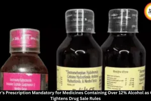 Doctor's Prescription Now Mandatory for Medicines With Over 12% Alcohol Under New Government Rules