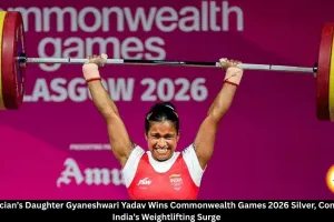 Gyaneshwari Yadav Wins Silver in Women’s 53kg Weightlifting at Commonwealth Games 2026