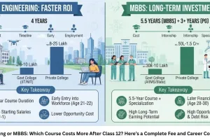 Engineering or MBBS: Which Course Costs More After Class 12? Here’s a Complete Fee and Career Comparison