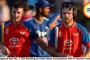 England Eye No. 1 T20 Ranking as India Seek Consolation Win in Series Finale