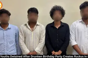 Rewa Birthday Party Turns Chaotic; Four Youths Detained for Drunken Public Disturbance
