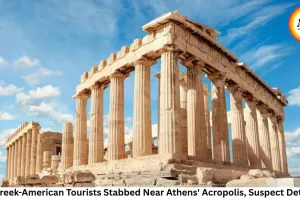 Two Greek-American Tourists Stabbed Near Athens' Acropolis, Suspect Detained