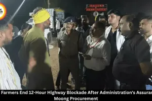 Harda Farmers End 12-Hour Highway Protest After Assurance on Moong Procurement