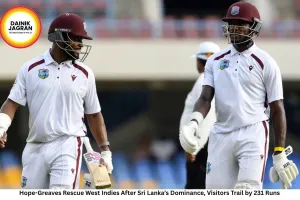 Hope-Greaves Rescue West Indies After Sri Lanka’s Dominance, Visitors Trail by 231 Runs