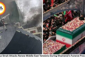 Hormuz Strait Attacks Renew Middle East Tensions During Khamenei's Funeral Procession