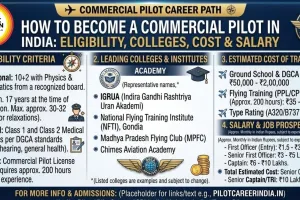 How to Become a Commercial Pilot in India: Eligibility, Colleges, Cost and Salary