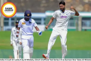 India A Crush Sri Lanka A by 10 Wickets, Clinch Unofficial Test Series 1-0 as Gurnoor Brar Takes 10 Wickets