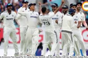 India Announce Test Squad for Sri Lanka Series: Saransh Jain Earns Maiden Call-Up, Ravindra Jadeja Returns