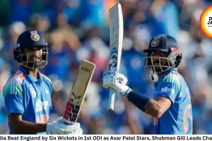 India Beat England by Six Wickets in 1st ODI as Axar Patel Stars, Shubman Gill Leads Chase