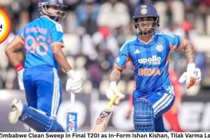 India Eye Zimbabwe Clean Sweep in Final T20I as In-Form Ishan Kishan, Tilak Varma Lead Charge