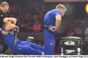India’s Amanpreet Singh Knocks Out Former WWE Champion Jack Swagger at Power Slap 21 in Las Vegas
