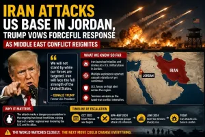 Iran Attacks US Base in Jordan, Trump Vows Forceful Response as Middle East Conflict Reignites