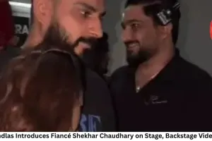 Jasmine Sandlas Introduces Fiancé Shekhar Chaudhary on Stage, Backstage Video Goes Viral