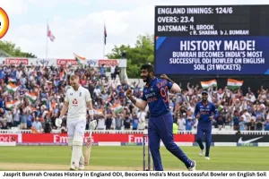 Jasprit Bumrah Creates History in England ODI, Becomes India’s Most Successful Bowler on English Soil